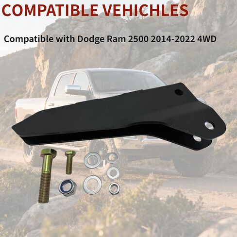 Front Track Bar Drop Bracket for Dodge Ram 2500 4WD 2014 2015 2016 2017 2018 2019 2020 2021 2022 for 2-5" Lift Kit Heavy-Duty Front Track Bar Relocation Bracket in Saudi Arabia