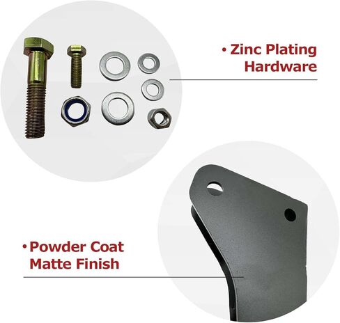 Front Track Bar Drop Bracket for Dodge Ram 2500 4WD 2014 2015 2016 2017 2018 2019 2020 2021 2022 for 2-5" Lift Kit Heavy-Duty Front Track Bar Relocation Bracket in Saudi Arabia