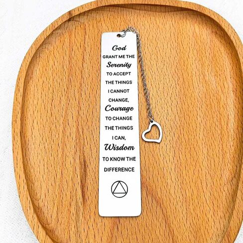 Serenity Prayer Gifts Bookmark for Men Women God Grant Me the Serenity Book Marks Religious Christian Gift Sobriety Gifts Bookmarks for Women Men Get Well Soon Recovery Gifts in Saudi Arabia