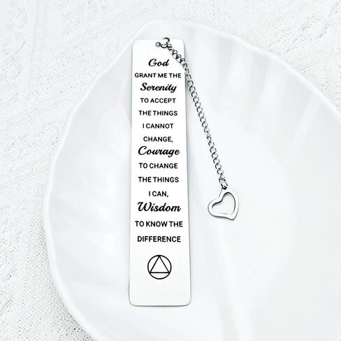 Serenity Prayer Gifts Bookmark for Men Women God Grant Me the Serenity Book Marks Religious Christian Gift Sobriety Gifts Bookmarks for Women Men Get Well Soon Recovery Gifts in Saudi Arabia