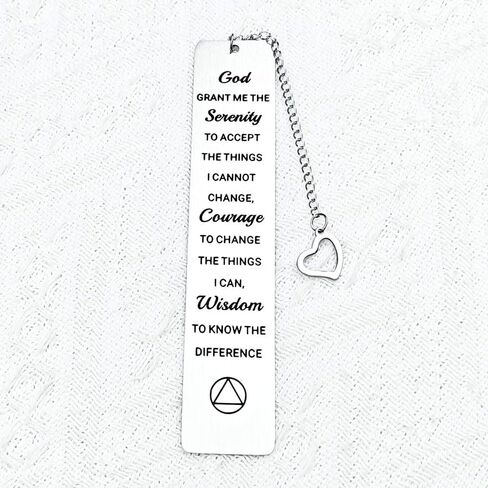 Serenity Prayer Gifts Bookmark for Men Women God Grant Me the Serenity Book Marks Religious Christian Gift Sobriety Gifts Bookmarks for Women Men Get Well Soon Recovery Gifts in Saudi Arabia