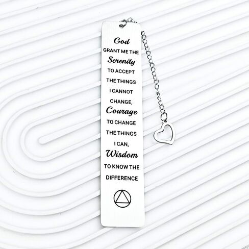 Serenity Prayer Gifts Bookmark for Men Women God Grant Me the Serenity Book Marks Religious Christian Gift Sobriety Gifts Bookmarks for Women Men Get Well Soon Recovery Gifts in Saudi Arabia