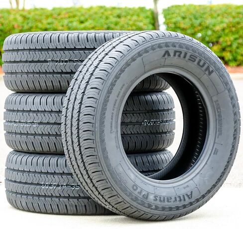 Arisun Altrans Pro ZX05 إطار شعاعي تجاري لجميع المواسم -215/70R15 215/70/15 215/70-15 109/107R نطاق التحميل D LRD 8 طبقات BSW جدار جانبي أسود in Kuwait