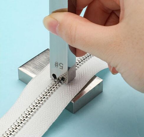 Zipper Gear Remover DIY Handcraft Zipper Teeth Remover Leather Supplies Tool(3#-5#) in Kuwait