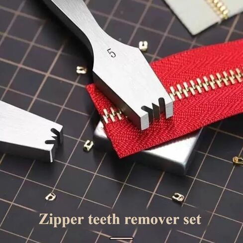 Zipper Gear Remover DIY Handcraft Zipper Teeth Remover Leather Supplies Tool(3#-5#) in Kuwait