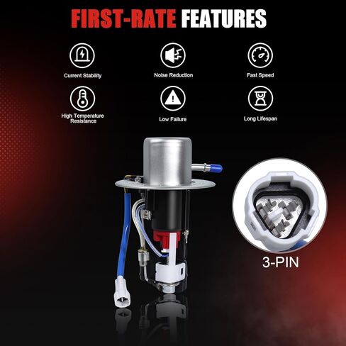 مجموعة مضخة الوقود 15100-35F30 متوافقة مع سوزوكي SV650(s) K3/K4 2003-2007، تناسب SV1000 SV1000S K3 K4 2003-2005، GSXR1000 GSXR1000Z 2003-2004، SV650A SV650SA K3/K4 2003-2007 استبدال OE#1510035F30 in Kuwait