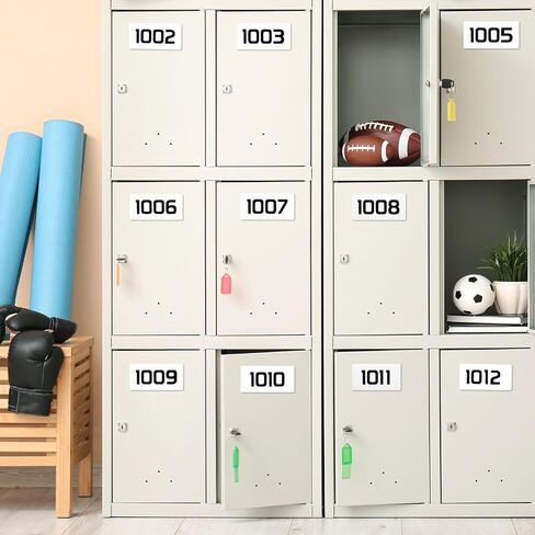 1001-2000 Pieces Consecutively Numbered Labels - 3" x 1.5" Inventory Numbered Sticker Self Adhesive Laminated Vinyl for Home Warehouses Offices Storage in Saudi Arabia