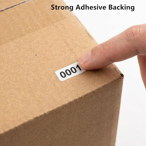2000 Pieces Number Stickers, Inventory Stickers, Numbered Stickers, Labels, Tags for Storage Classification in Saudi Arabia