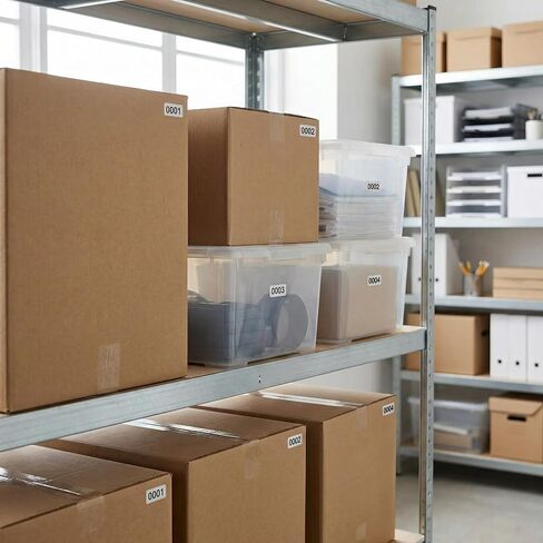2000 Pieces Number Stickers, Inventory Stickers, Numbered Stickers, Labels, Tags for Storage Classification in Saudi Arabia