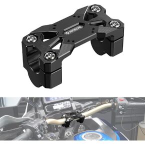 NICECNC Handlebar Riser 25mm with AMPS Pattern Compatible with Honda CRF1100L Africa Twin 2020-2026, CRF1100L Africa Twin Adventure 2020-2025, Replacement for 53131-MKS-E00, 53132-MKS-E00 in Kuwait