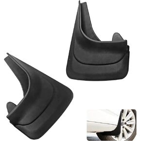 2 PCS Car Mud Flaps, PVC Wider Tire Rear Splash-protection Guard Kit, Waterproof Anti-scratch Fender Trim for All Weather, Universal Protection Accessory for Cars SUVs Trucks (Black) in Saudi Arabia