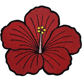 4'' Flor De MAGA Puerto Rican Flower Embroidered Iron On Patch in Kuwait