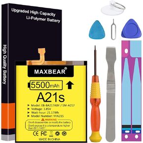 MAXBEAR Galaxy A01 Battery, (Upgraded) 4500mAh 3.85V Li-Polymer Replacement Battery QL1695 for Samsung Galaxy A01 SM-A015F with Repair Tool Kit in Kuwait