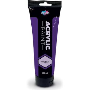 Zieler® Orange Premium Acrylic Paint, 120ml Tube in Saudi Arabia