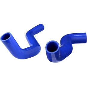 Heavy Duty 5-Ply Silicone Upper & Lower Radiator Coolant Hose Kit Compatible with 1999 2000 2001 Ford F-250 F-350 Excursion 7.3L Powerstroke Diesel | T-Bolt Clamps Included | Blue in Saudi Arabia