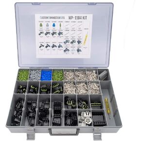 Delphi GENUINE OEM WeatherPack Connector Kit WP-1104: Sealed Weatherproof Automotive Electrical Connectors 20-12 Gauge 1104 Piece Kit in Saudi Arabia