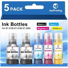 Color Ink Refill Bottles Compatible with ET-2850 ET-3850 ET-4850 ET-2760 ET-3760 ET-4760 ET-3750 ET-4750 ET-3830 ET-2700 ET-3700 ET-15000 (2 x Cyan, 2 x Magenta, 2 x Yellow, 420ml) in Saudi Arabia