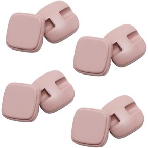 Lilaly 8 Pcs 21mm Square Coat Buttons, Pink Resin Buttons for Variety Clothing Sewing for DIY Craft/Seamstresses in Saudi Arabia