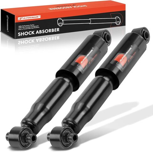 A-Premium Rear Pair (2) Shock Absorber Compatible with Mazda MPV 2000 2001 2002 2003 2004 2005 2006, Driver and Passenger Side in Kuwait