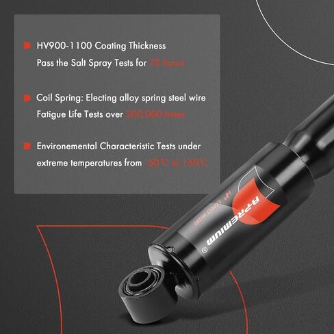 A-Premium Rear Pair (2) Shock Absorber Compatible with Mazda MPV 2000 2001 2002 2003 2004 2005 2006, Driver and Passenger Side in Kuwait