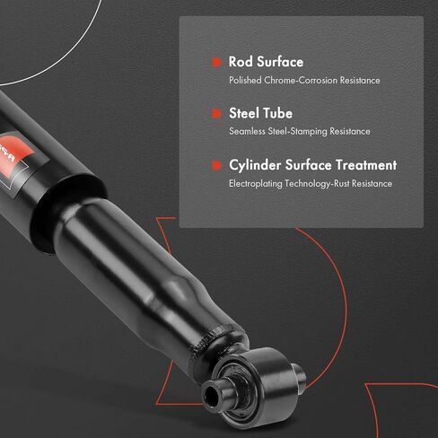 A-Premium Rear Pair (2) Shock Absorber Compatible with Mazda MPV 2000 2001 2002 2003 2004 2005 2006, Driver and Passenger Side in Kuwait