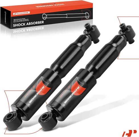 A-Premium Rear Pair (2) Shock Absorber Compatible with Mazda MPV 2000 2001 2002 2003 2004 2005 2006, Driver and Passenger Side in Kuwait