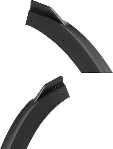Spec-D Tuning Matte Black Front Bumper Lip Spoiler Splitter متوافق مع 2014-2017 Volkswagen Golf MK7 in Kuwait