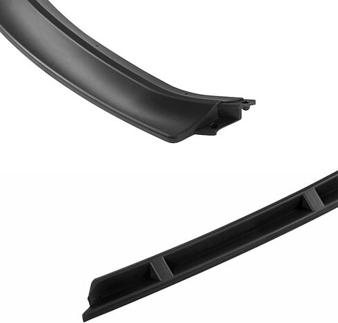 Spec-D Tuning Matte Black Front Bumper Lip Spoiler Splitter متوافق مع 2014-2017 Volkswagen Golf MK7 in Kuwait