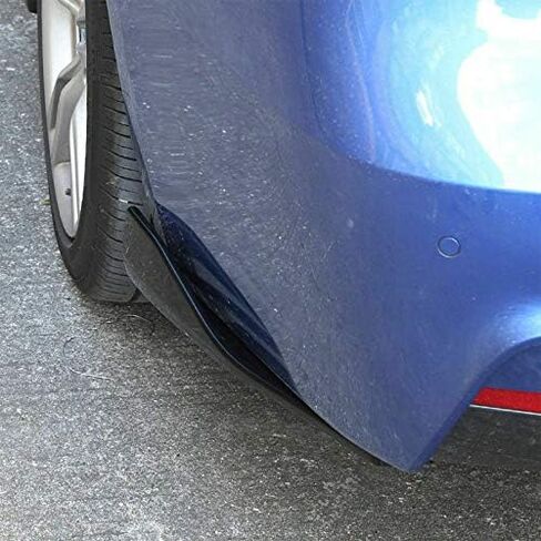 18.9Inch Skirt Spoiler Rear Lip Universal Car Side Skirt Rocker Splitters Winglet Wings Canard Diffuser Spoiler Rear Bumper Lip Lower Corner Valance Covers Splitter Spoilers in Saudi Arabia