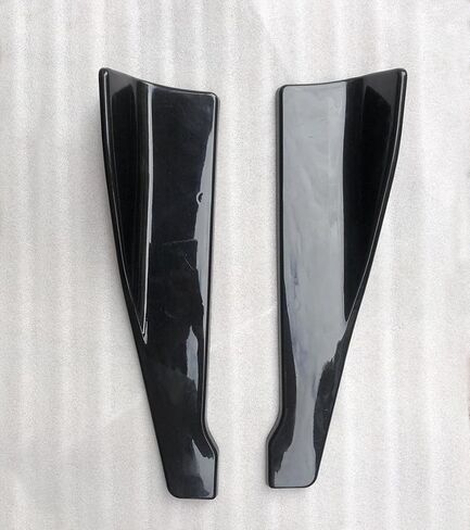 18.9Inch Skirt Spoiler Rear Lip Universal Car Side Skirt Rocker Splitters Winglet Wings Canard Diffuser Spoiler Rear Bumper Lip Lower Corner Valance Covers Splitter Spoilers in Saudi Arabia