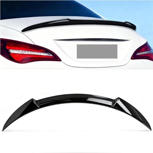 Rear Spoiler Wing Fit for Mercedes Benz CLA W117 CLA45 AMG CLA250 CLA 250 CLA 45 CLA180 CLA200 2013 2014 2015 2016 2017 2018 2019 Trunk Lid Spoiler (Glossy Black) in Saudi Arabia