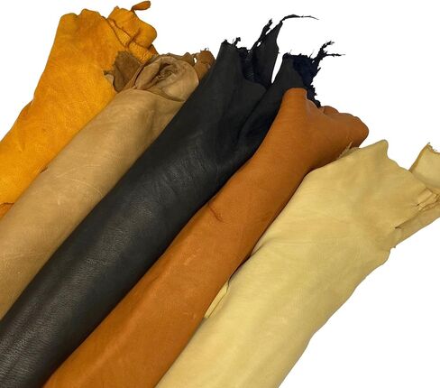 A Grade Deerskin Large Leather Hides - 2-3 oz (10-12 SqFt, Smoke) in Saudi Arabia