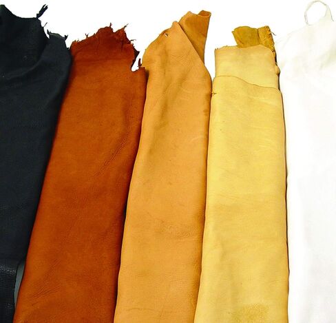 A Grade Deerskin Large Leather Hides - 2-3 oz (10-12 SqFt, Smoke) in Saudi Arabia