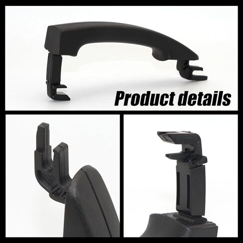 Replacement for Ford Exterior Rear Passenger Sliding Door Handle Compatible with 2015-2023 Transit Models, Textured Black Plastic, Replaces BK2Z-6126604-A, BK2Z-61218B08-A, 97699 in Saudi Arabia