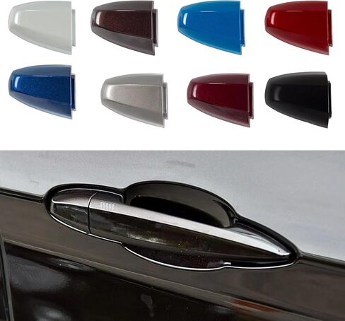 Car Front Right Exterior Door Handle Lock Cover Fit for BMW X1 F48 X2 F39 F49 X5 F15 X6 F16 2 Ser F45 X5M F85 X6M F86 2014 2015 2016 2017 2018 2019 Door Handle Cover Melbourne Red in Kuwait