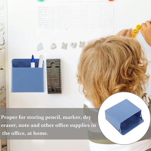 2Pcs Pen Holder with Suction Cup for Whiteboard Desktop Organizer Office Desk Storage Container for Pens Pencils Dry Erase Markers and Accessories Space Saving Pencil Holder in Kuwait
