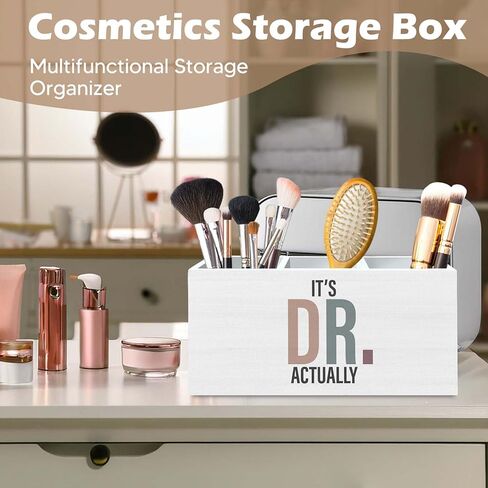 DILSJ Phd Graduation Gifts Pen Pencil Holder Organizer for Desk, It's Dr Actually, Doctorate Graduation Gifts Wooden Box Signs for Graduate Women Men Doctoral Graduates Desk Decoration School Supplies in Saudi Arabia