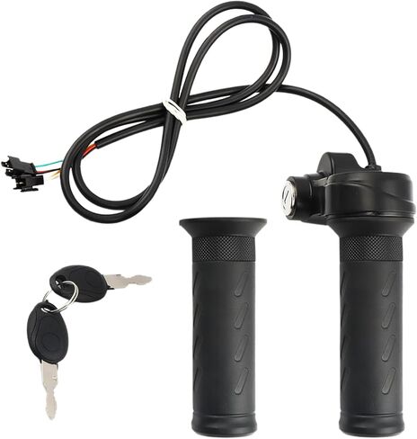 EBike Full Twist Throttle, 3-Pin Universal Throttle Grip with Waterproof Joint, Ridstar Q20 Full Twist Throttle for Upgrading Electric Scooter Trike Accessorie in Saudi Arabia