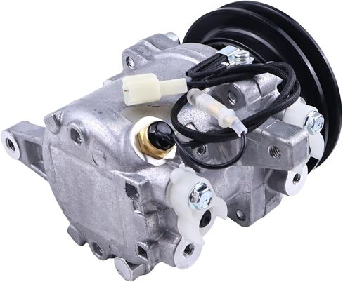 FridayParts Replacement A/C Compressor RD451-93900 447280-3081 with Expansion Valve & Receiver Drier Compatible for Kubota R530 R630 B2650HSDC B3350HSDC SSV65C SVL90C KX040-4 U55 White Plug in Kuwait