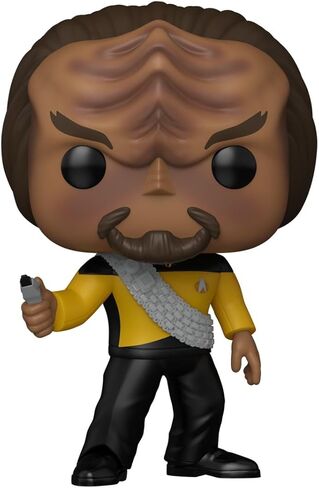 فانكو بوب! التلفاز: Star Trek Next Generation - Worf - شخصية فينيل قابلة للتجميع - فكرة هدية - بضائع رسمية - ألعاب للأطفال والكبار - عشاق الخيال العلمي in Kuwait