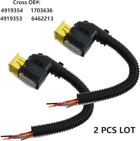 4919354 4919353 12pins Pigtail Plug Socket Wiring Cable Harness Connecter fits Various B0sch 2.2 6.5 DEF Urea Pump cross 1703636 6462213 in Saudi Arabia