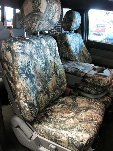 أغطية مقاعد Durafit مصنوعة لتناسب مقعد 2011-2014 F150-F550 XLT وLariat 40/20/40 مع وحدة تحكم مركزية مفتوحة في MC2 Camo Endura. in Kuwait