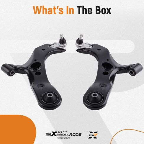 ذراع التحكم السفلي الأمامي قطعتين من maxpeedingrods مع وصلة كروية لسيارة Toyota RAV4 2006-2018، Lexus NX200T 2015-2017، NX300 2018-2019، NX300h 2015-2019، K620587 K620586 in Kuwait