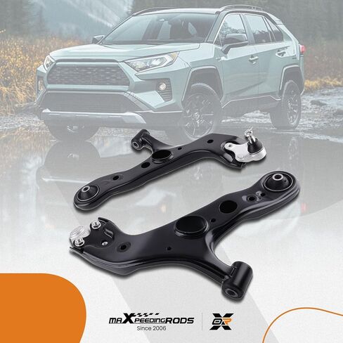 ذراع التحكم السفلي الأمامي قطعتين من maxpeedingrods مع وصلة كروية لسيارة Toyota RAV4 2006-2018، Lexus NX200T 2015-2017، NX300 2018-2019، NX300h 2015-2019، K620587 K620586 in Kuwait