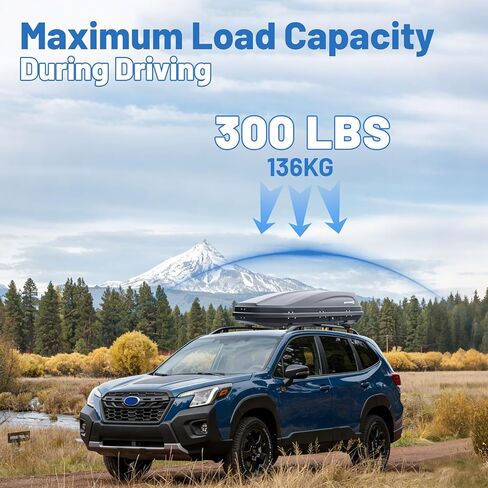 Roof Rack Cross Bars Compatible with Subaru Forester Wilderness 2022-2026, 300 LBS Anti-Theft Lockable Roof Rack Cross Bars with Folding Hooks, Aluminum Cargo Racks for Kayak, Luggage, Bike, Snowboard in Kuwait