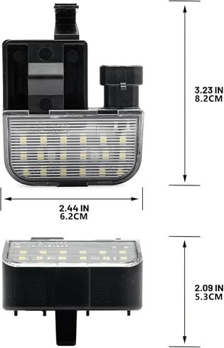 طقم إضاءة LED كامل أبيض متوافق مع تشيفي سيلفرادو 1500 2500 3500 لسوبربان إكسبريس تاهو لكاديلاك إسكاليد 2002-2004 لبويك ريجال 1997-1999 12450086 in Kuwait