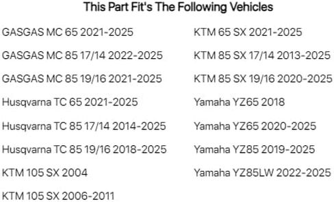 Renthal 1 1/8" FatBar RC Mini/85cc Bend (#671) أسود لـ Yamaha YZ65 2018,2020-2022 in Kuwait