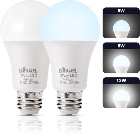 3 Way Light Bulbs 30 70 100 Equivalent 2000K A19 Amber Light Bulbs E26 Base Indoor 3-Way Light Bulbs 400lm-600lm-1000lm for for Baby Nursery Sleeping Bedtime Reading Bedroom 2 Pack in Saudi Arabia