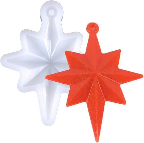 Silicone Molds for Epoxy Resin Handmade North Star Pendant Epoxy Silicone Mold Epoxy Resin Molds Making Crafts in Saudi Arabia