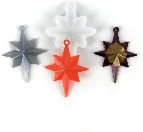 Silicone Molds for Epoxy Resin Handmade North Star Pendant Epoxy Silicone Mold Epoxy Resin Molds Making Crafts in Saudi Arabia